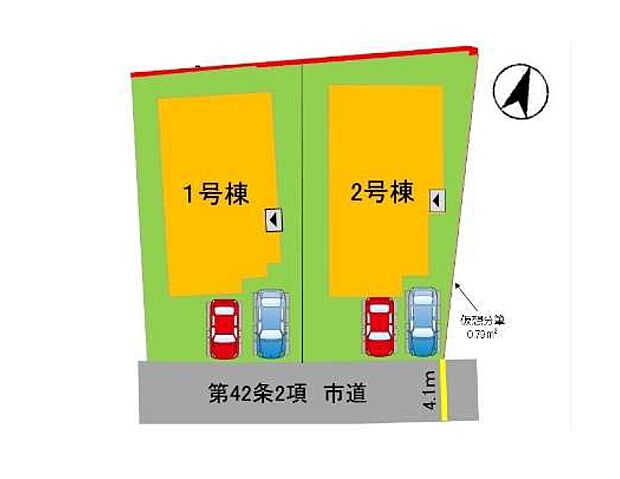 配置図（2号棟）