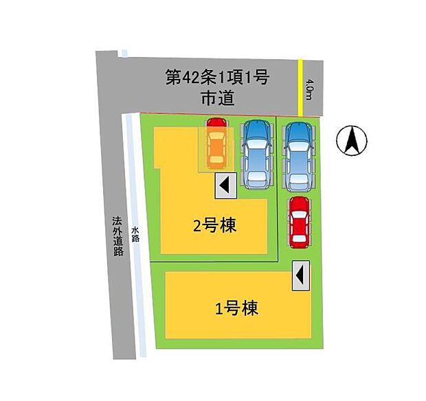 配置図(2号棟)