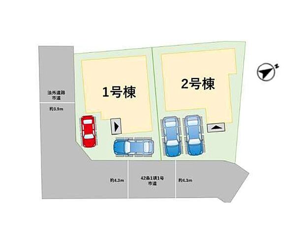 配置図（2号棟）