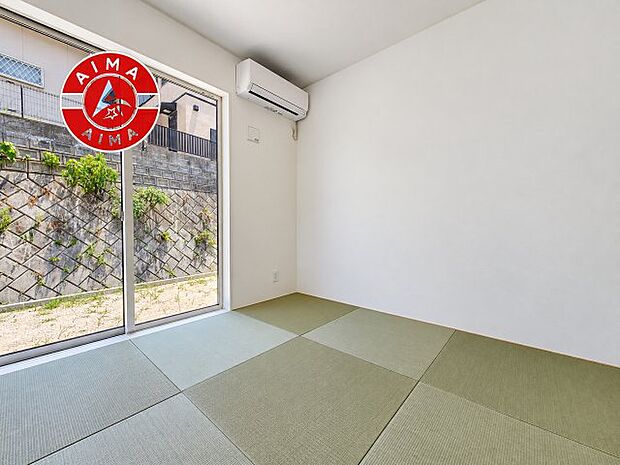 【和室】将来的に、琉球畳を引きまして和室風にすることも可能です。