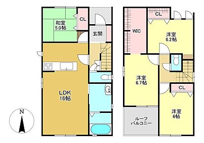 新築一戸建て全2棟、2,780万円～2,880万円で販売中！4LDKのゆとりある間取りに、オール電化を採用した快適な住まいです。耐震性にも配慮され、長期優良住宅にも認定。家族が安心して長く暮らせる、性能と快適性を兼ね備えた住まいです。ぜひ現地で実際の魅力をご体感ください。 