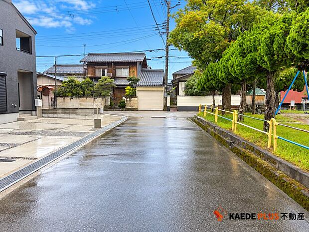 【外観】現地写真（前面道路）9/27　撮影　