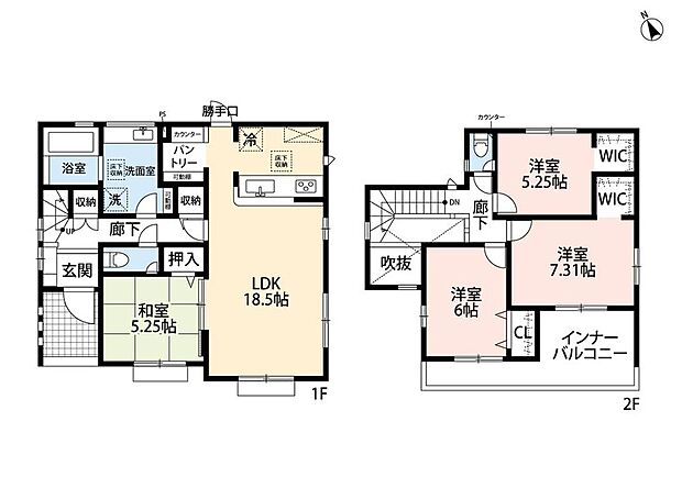 4180万円、4LDK、土地面積189.8m2、建物面積107.75m2 4LDK、土地面積189.80m2、建物面積107.75m2
広々とした敷地と開放感のある住空間で、ご家族が快適に暮らせる一邸