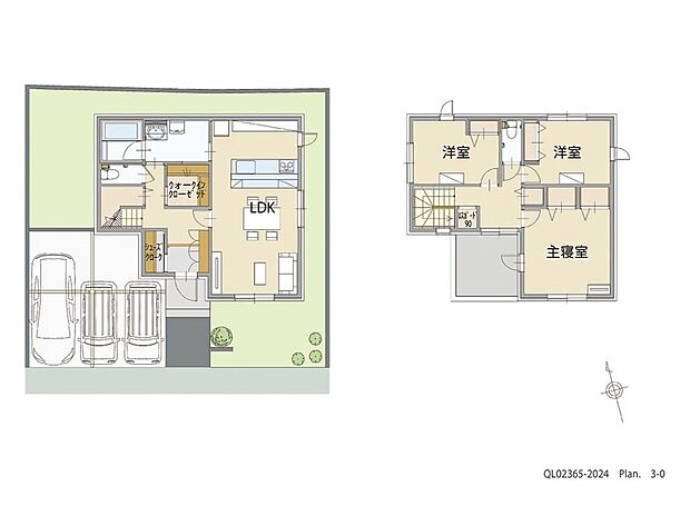 【【区画2】】車3台駐車可能!シューズクロークや1階ウォークインクローゼットなど、豊富な収納を備えた快適な3LDK。
建物タイプ: i-smartII
延床面積:100.95m2(30.53坪)
建物本体価格(参考):2,511万円(税込)
※参考価格は建物本体価格(概算)です。
オプション、各種申請、付帯・屋外工事、地盤改良、特別運搬・太陽光発電システム・外構等の費用(800万円~)は含まれません。
ご要望に応じ変動しますので、詳細は担当スタッフまでご相談ください。
他プランでも建築可能です。