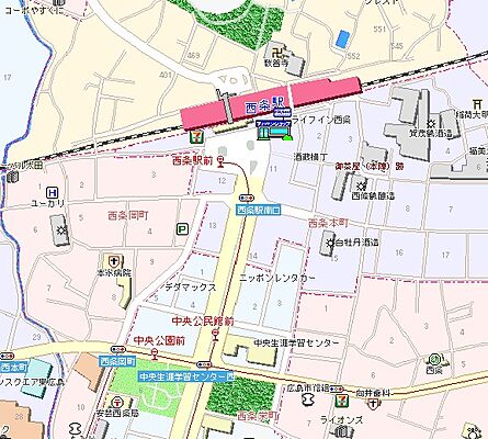 アパマンショップ西条駅前店 株式会社 プランニングサプライの周辺地図