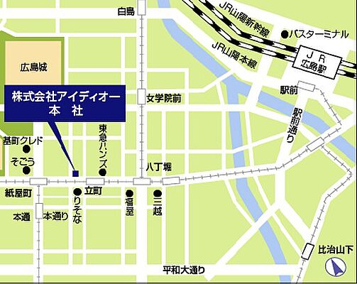株式会社アイディオーの周辺地図