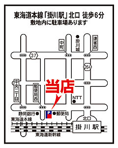 大東建託リーシング株式会社 掛川店の周辺地図