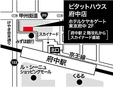 スターツピタットハウス株式会社　府中店の周辺地図