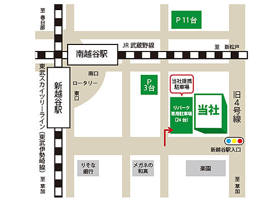 ポラスグループ 株式会社中央住宅 企画課の周辺地図