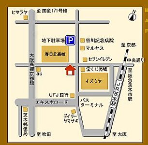 シャーメゾンショップ 株式会社エストコーポレーション JR茨木店の周辺地図