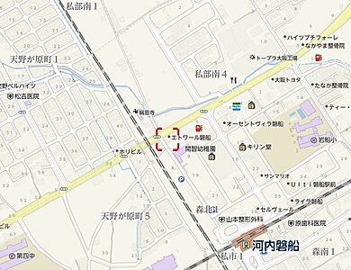 シャーメゾンショップ　株式会社トラスティーホーム　交野店の周辺地図