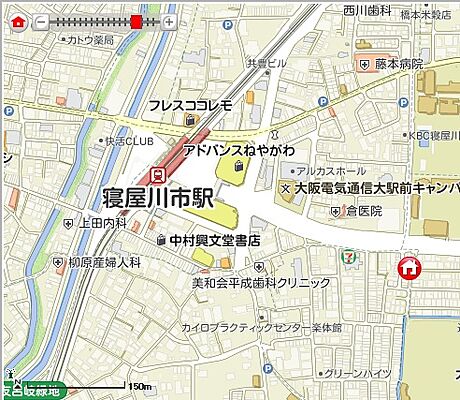 シャーメゾンショップ 株式会社EASTコーポレーション 寝屋川店の周辺地図