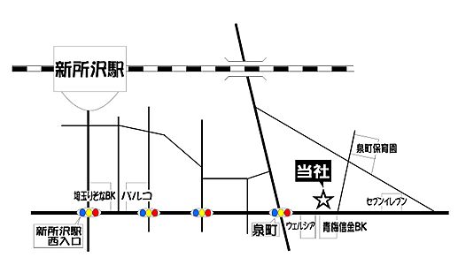 有限会社エステートトラストの周辺地図