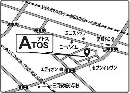 株式会社アトスの周辺地図