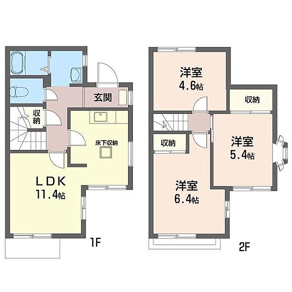 能見台テラス　Ａ 00101｜神奈川県横浜市金沢区能見台５丁目(賃貸アパート3LDK・1階・66.00㎡)の写真 その2