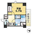 キューブコート6階5.9万円