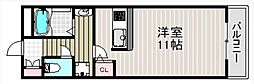 イズミ82 ワンルームの間取図画像