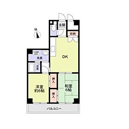 間取図画像 2DK