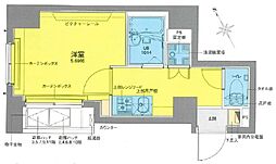 ドルチェ京橋・壱番館 1Kの間取図画像