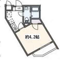 フラッツ70 1Kの間取図画像