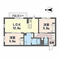 （仮）シャーメゾン岩出川尻Ａ棟 A202 ｜ 和歌山県岩出市川尻字木殿19-1（賃貸アパート2LDK・2階・58.27㎡） その1