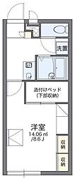レオパレス沼南5 1Kの間取図画像