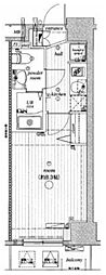 ヴェルステージ南千住 1Kの間取図画像