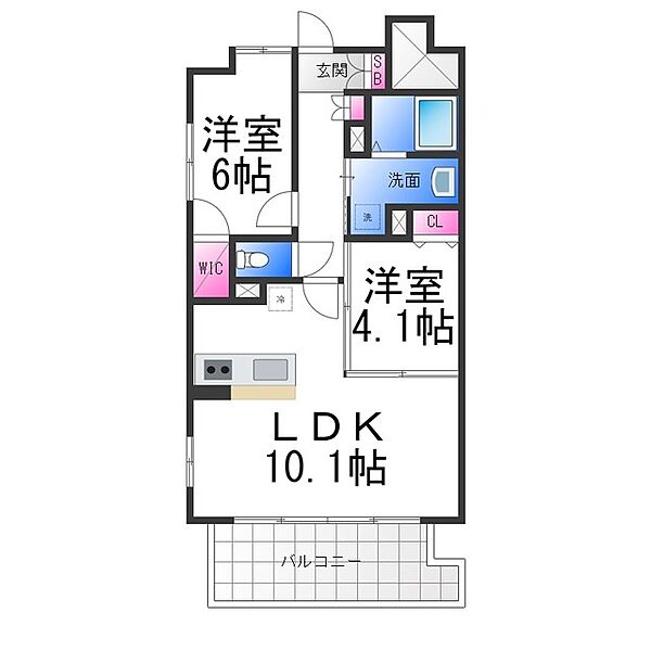 Ｓｏｐｈｉａ　ｃｏｕｒｔ宿院 1001｜大阪府堺市堺区宿院町東１丁(賃貸マンション2LDK・10階・54.66㎡)の写真 その2