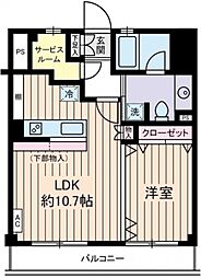 いずみマンション 3階1SLDKの間取り