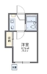 レオパレス東高円寺 1Kの間取図画像