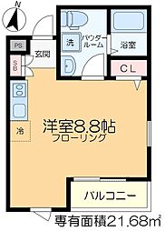 間取図画像 ワンルーム