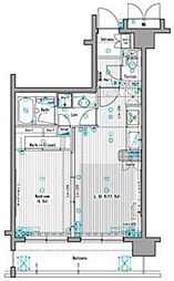 グランド・ガーラ代田橋 1LDKの間取図画像