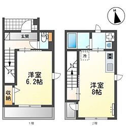 Ｌｉｔｔｌｅ Ｇｌｅｅ 1階1LDKの間取り