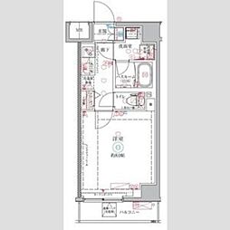 クレヴィスタ梅島 1階1Kの間取り