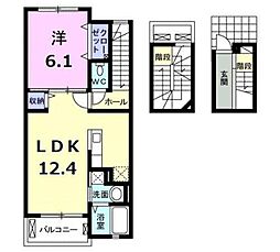 サンリット王禅 1LDKの間取図画像