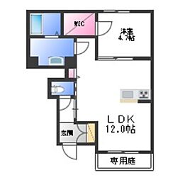 間取図画像 1LDK