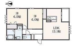 KEN'SHOUSE1 2LDKの間取図画像