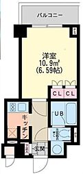 エスティメゾン新中野 1Kの間取図画像