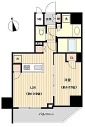 オーキッドレジデンス上野 1LDKの間取図画像