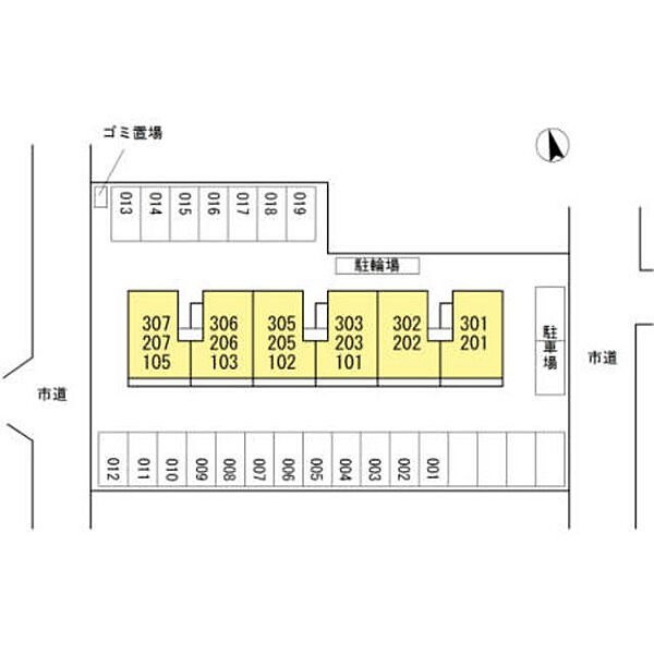 エスタシオン 207｜新潟県長岡市西千手１丁目(賃貸アパート1LDK・2階・44.21㎡)の写真 その27