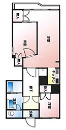 アトル真砂 2LDKの間取図画像