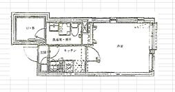 グランアセット自由が丘 1階1Kの間取り