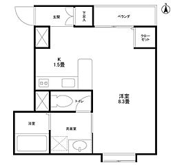 間取図画像 ワンルーム