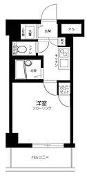 スカイコート代々木 1Kの間取図画像