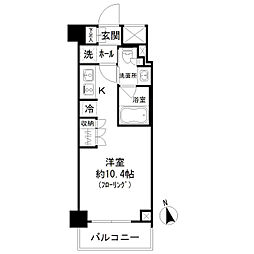 PARKLUXE蒲田一丁目 1Kの間取図画像
