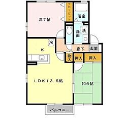 エクセルクシロ 2LDKの間取図画像