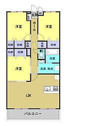 間取図画像 3LDK
