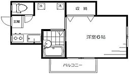 間取図画像 1K