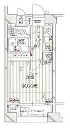 OLIO早稲田 1Kの間取図画像
