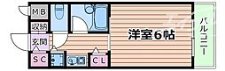 リーガル新大阪2 1Kの間取図画像